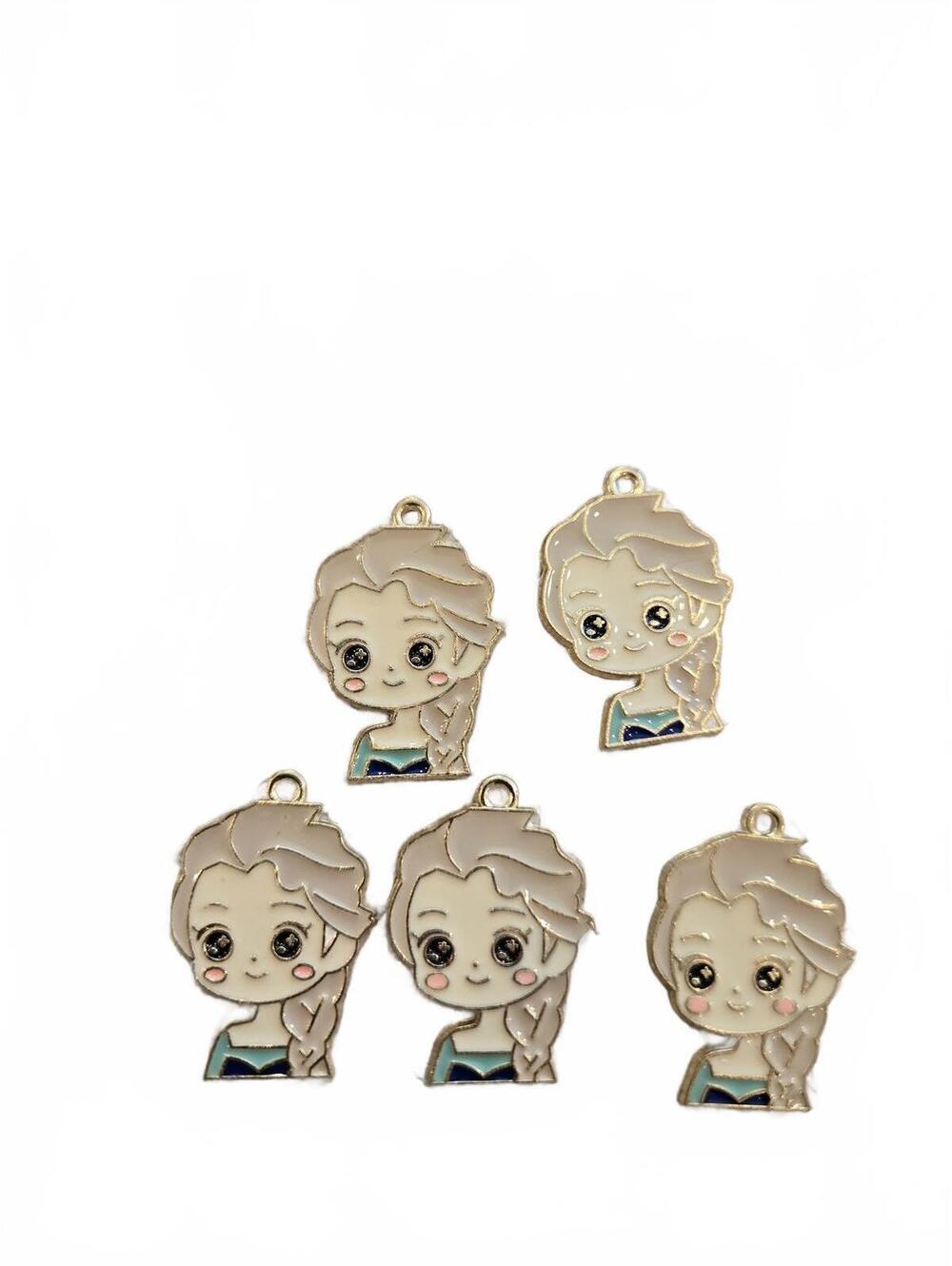 Elsa character charm pendants